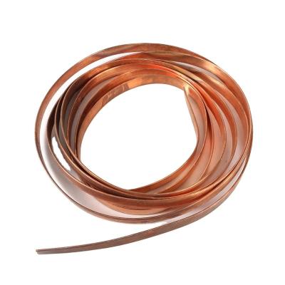 China 25mm Copper tape for lightning protection Copper terminal block bus bar Power Distribution for sale