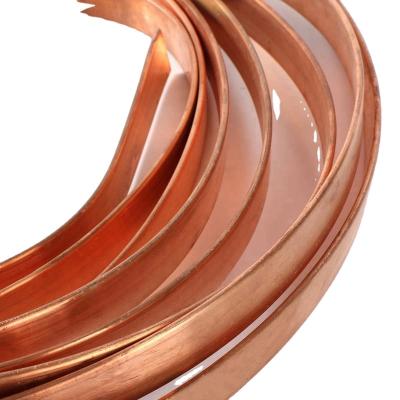 China Grounding copper tape for lightning protection Copper terminal block bus bar Power Distribution en venta