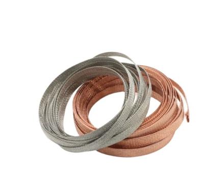 China Copper braided tape Earth Grounding Cable of grounding for sale