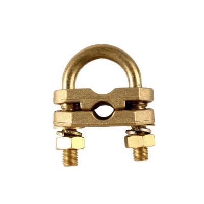 Κίνα U bolt clamp for grounding copper split bolt connector Copper Tape Clamp προς πώληση