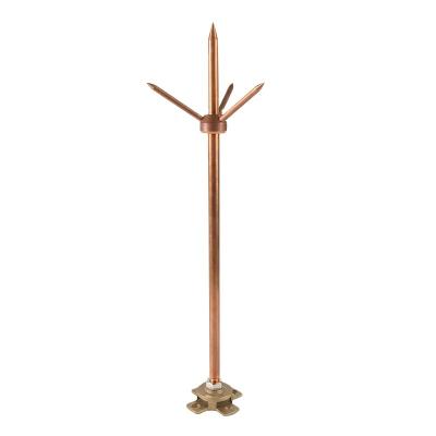 China Pure copper lightning rod Brass ,copper ,stainless steel à venda