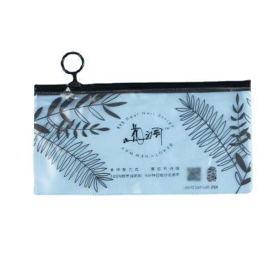 China Factory Customized Disposable Packaging Zip Lock PVC Flat Bag Colored Clear Plastic Zipper Bag for sale