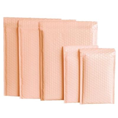 China OEM Tear Proof Moisture Proof Padded Envelopes Custom Bubble Packing Eco-Friendly Pink Mailer for sale