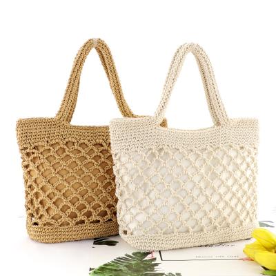 China Custom Handmade Art Decor Women's Macrame Handbag Decor Multicolor Bag Popular Cotton Hot for sale