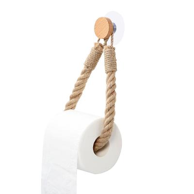 China Art Decor Cotton Woven Handicraft Boho Macrame Tapestry Toilet Paper Holder for sale