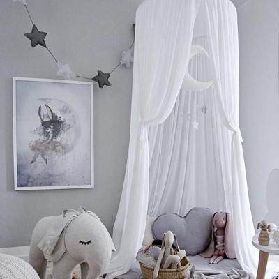 China Folded 2021 Children Kids Room Decor Hanging Curtain Net For Baby Crib With Mosquito Net for sale