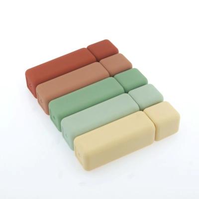 China Hot Selling Rubber Finish 5ml Square Lip Gloss Empty Tube Package for sale