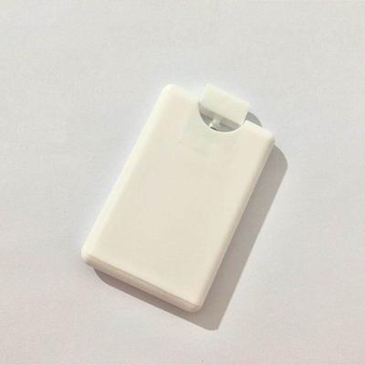 China White BEAUTY PACKAGING 20ml Credit Card Perfume Bottle Spray White Card for sale