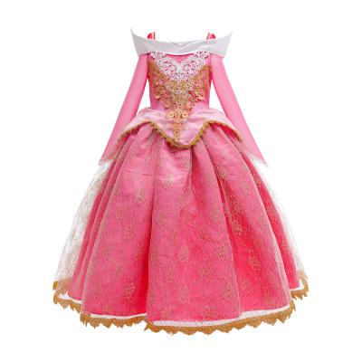 China Aurora Princess Costume Cosplay Girls Birthday Party Costume Dance Long Sleeve Halloween Party Cosplay Performance for sale