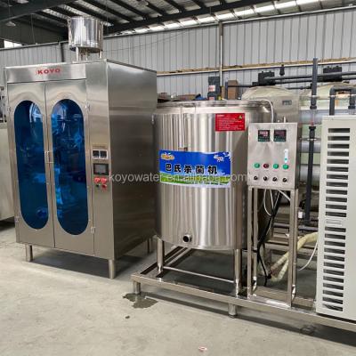 China Beverage Koyo Automatic 500ml UHT Sachet Milk Filling Machine for sale