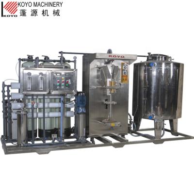 China Hot Sales 1000LPH KOYO Complete Beverage Sachet Water Produce Line for sale