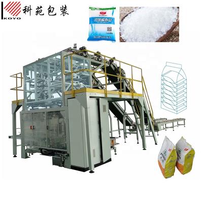 China KYSP1 Vertical Type Full Automatic Salt Open Mouth PP Bag In Bag Secondary Pouch Press Packaging Machine Equipment for sale