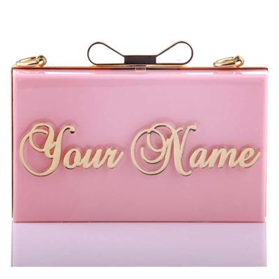 China Customized even acrylic clutch women clutch bag, personalized acrylic clutch bags for party, wedding and events for sale