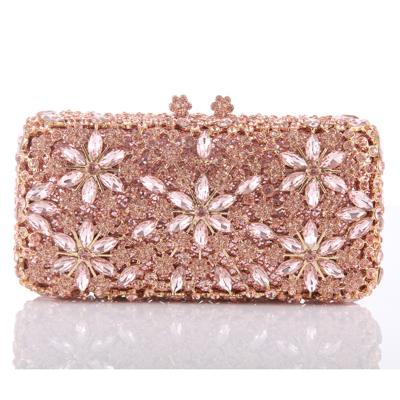 China Clutch Factory OEM Crystal and Rhinestone Evening Clutch Bags for sale