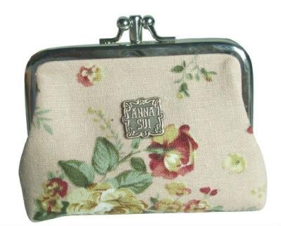 China Cotton Fabric Beautiful Ladies' Cotton Coin Purse G3636 for sale