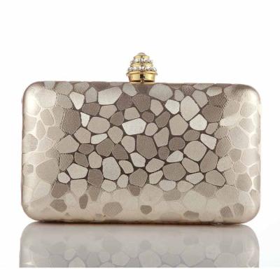 China Colored Stereo Women's Evening Purse Women's Mini Waist Clutch Bag Mini Gold Perception Clutch Bag for sale