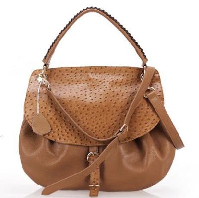 China 2012 Shoulder Bag Fashion Ostrich Genuine Leather Handbag G7022 for sale