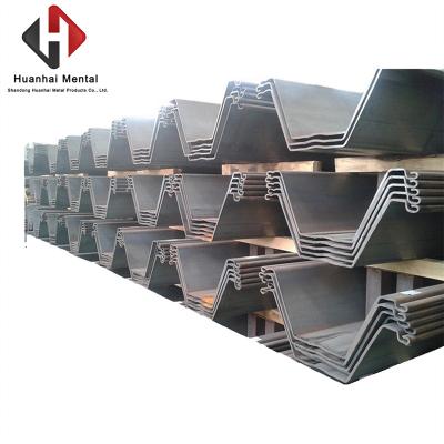 China Hot Selling Hot Rolled Buildings Construction Sheet Pile Type - 2 Pile Of Sy295 Sy390 Steel Sheet for sale