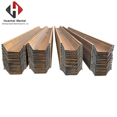 China Building Construction S275 S355 S390 S430 Sy295 Sy390 Grade50 Grade55 Grade60 A6 Steel Sheet Pile U Z Type Steel Sheet Pile Price for sale