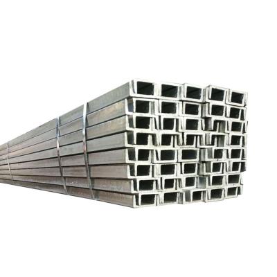 China Steel Structure Building Galvanized Steel C Channel Hot Rolled U Shaped Steel Channels for sale