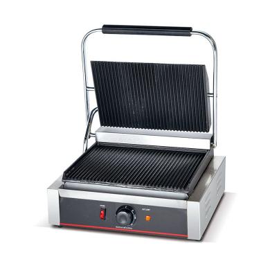 China Good Prices Panini Maker Commercial Nonstick Coating Outdoor Electric Grill For Burger Sandwich for sale