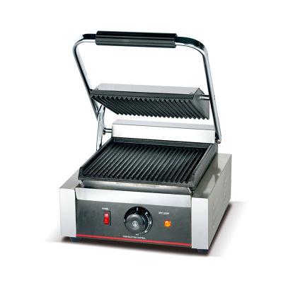 China Hot Sale Portable Electric Sandwich Press Panini Collector Bristle Nonstick Coating Removable Grill With Thermostat for sale