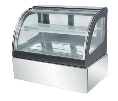 China Single-temperature Double Arc Cake Display Cabinet for sale