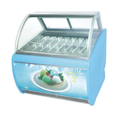 China High Quality Easy Operation Ice Cream Freezer Display Showcase Commercial Ice Cream Display Cabinet for sale