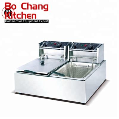 China Double Tank Automatic Limited Popular Electric KFC Pressure Device Safety Temperature Protection Deep Fryer for sale