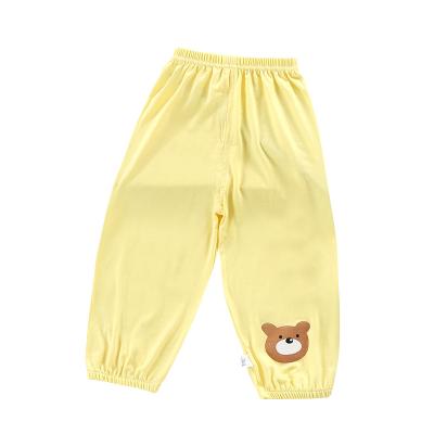 China Boys Pants Kids Summer Clothes Toddler Anti-mosquito Breathable Comfortable Casual Pants for sale