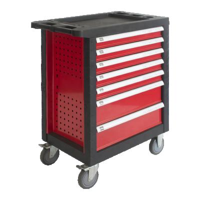 China Iron SELTA New Arrival 7 Drawer Roller Cart Car Tool Kit Mechanic Drawers Trolley for sale