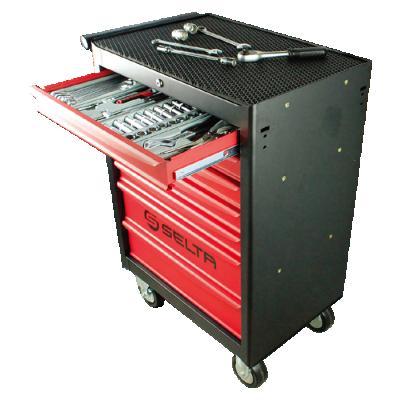 China Professional Iron Tool Kit SELTA 7 Drawer Trolley With 359 Pcs Hand Tools For Auto Maintenance for sale