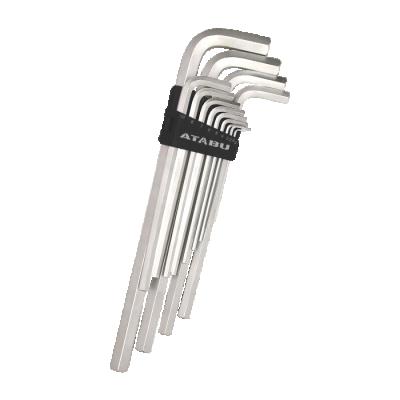 China Housekeeping Tool ATABU Household Tool 13 Pcs Hex Key Set Allen Key for sale