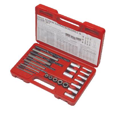 China Extracts SELTA High Quality 25 Pcs Screws And Bolts Screw Extractor / Drill And Guide Set Multi Purpose Tool Kit for sale