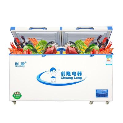 China Hotel 1.5m Seafood Refrigerator Single Temperature Top Open Door Deep With Digital Controller Chest Freezer for sale