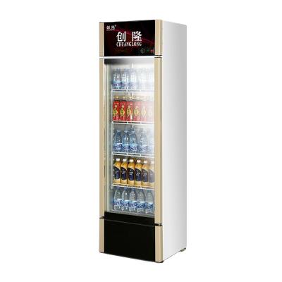 China COMPRESSOR Beer Economical Single Door Display Direct Cooling Upright Fridge for sale