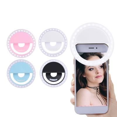 China Flash Makeup Mirror Light Led Lamp Selfie Mini Phone Led Fill Ring DD072 Selfie Ring Light 36 Selfie Ring Light For Smartphone RK12 for sale