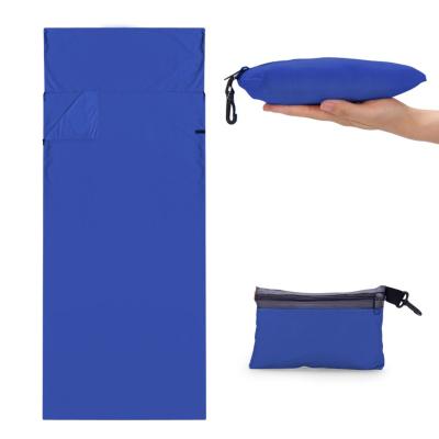 China Envelope Type Lightweight Portable Single Liner Adult Envelope Bag Sleeping Blanket With Hook Large To Increase Camping Traveling for sale