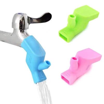 China Other New Household Products Children's Silicone Sink Water Basin Faucet Child Safety Supplement for sale