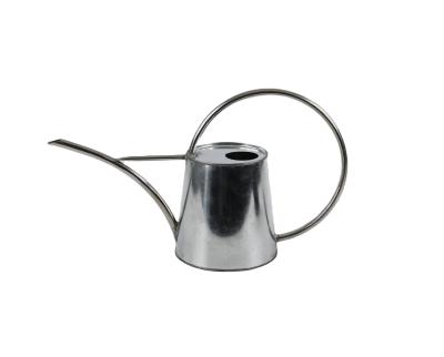 China Carrrying Handle and Sleek Garden Iron Metal Plant Spout Galvanized Indoor Outdoor Watering Can for Potted Plants for sale