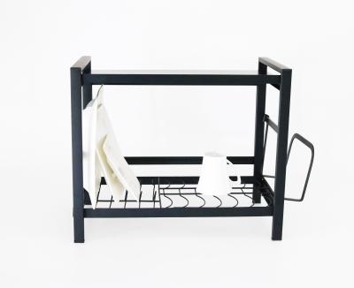 China Viable Wholesale Steel Wire Organization Kitchen Racks And Holders Dish Drying Rack Dish Drainer Rack for sale