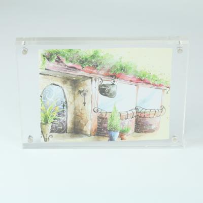 China Classic Home Decoration Scandinavia Photo Name Card Flexible Acrylic Frame for sale