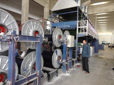 China Het Sanforizing van Textiel die Machine, Garen Schroeiende Machine 70M/Min rangschikken Te koop