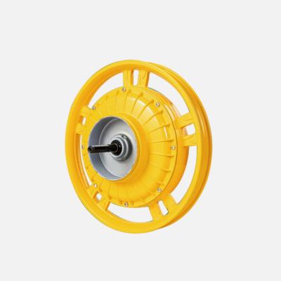 China QS Motor 48VDC 350W Wheel Hub Motor Totally Enclosed Electric Bike Wheel Hub Motor With Drum Brake for sale