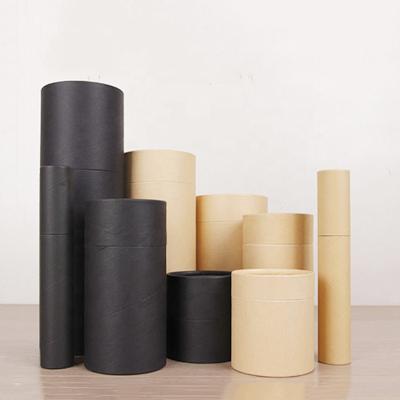 China ECO-FRIENDLY Gift ECO-FRIENDLY Biodegradable White Black Brown Custom Packaging Paper Tube Lipstick Paper Tube Box for sale