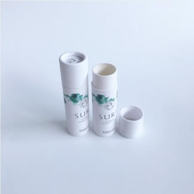 China Recyclable Paper Tube Custom Lipstick Packaging 100% Biodegradable Lip Balm/Lip Gloss/Lipstick Lift Up Tube Lipstick Craft Paper Paper for sale