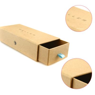 China Recycled Materials Wholesale Custom Printed Kraft Paper Box Gift Box Drawer Cardboard Paper Packaging Box for sale