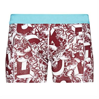 China New Antibacterial Mens Boxershorts Mens Custom Boxer Briefs With OEM Prints for sale