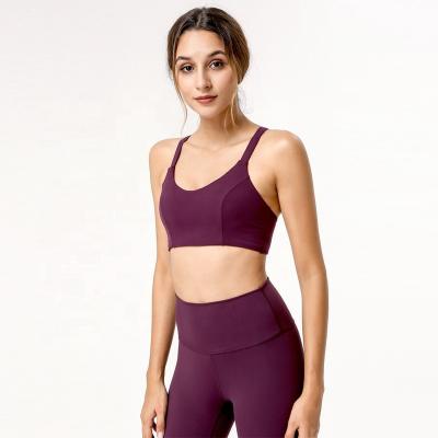 China Breathable Women Sportswear Running Seamless Sports Bra Sports Crop Bra Top for sale