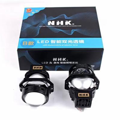 China NHK 12V 55W Dual Hi/Lo Light Driver-Beam Lens Projector Lens Headlamp Laser Headlight For Auto Cars Laser Lighting System Lens for sale